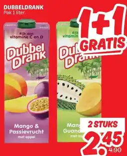 Dekamarkt DUBBELDRANK aanbieding