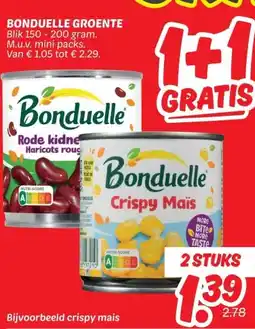 Dekamarkt BONDUELLE GROENTE aanbieding