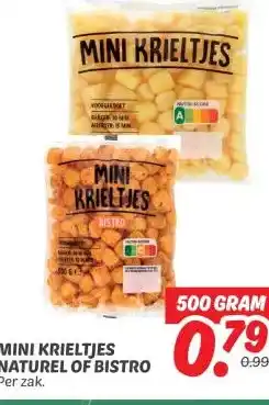 Dekamarkt MINI KRIELTJES NATUREL OF BISTRO aanbieding