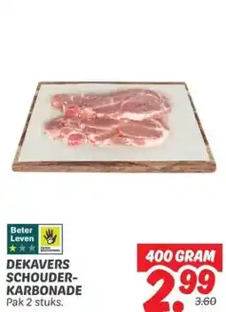 Dekamarkt DEKAVERS SCHOUDER- KARBONADE aanbieding