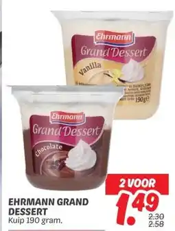 Dekamarkt EHRMANN GRAND DESSERT aanbieding