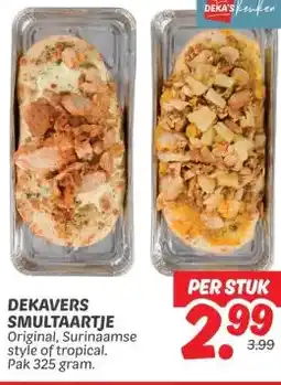 Dekamarkt DEKAVERS SMULTAARTJE Original, Surinaamse style of tropical. aanbieding