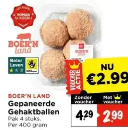 Vomar Voordeelmarkt Gepaneerde Gehaktballen aanbieding