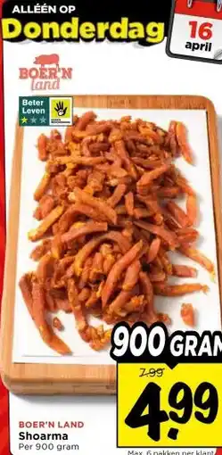 Vomar Voordeelmarkt Shoarma aanbieding