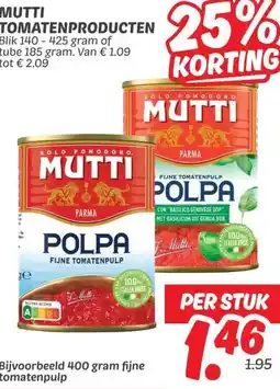 Dekamarkt TOMATENPRODUCTEN aanbieding