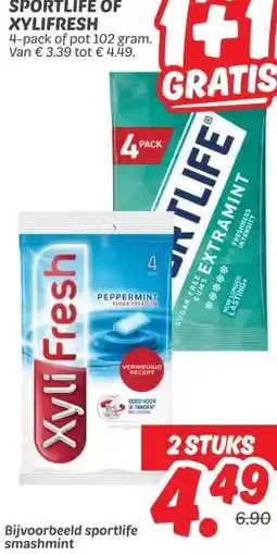 Dekamarkt SPORTLIFE OF XYLIFRESH aanbieding