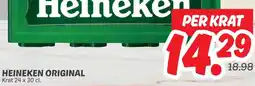 Dekamarkt HEINEKEN ORIGINAL aanbieding