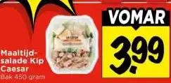 Vomar Voordeelmarkt Maaltijd- salade Kip Caesar aanbieding