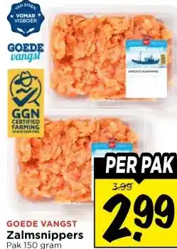 Vomar Voordeelmarkt Zalmsnippers aanbieding