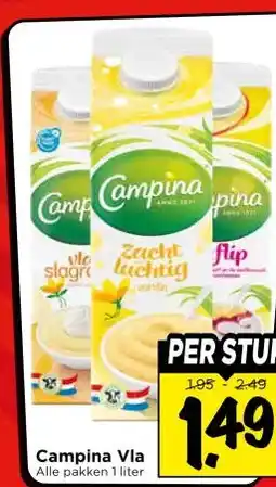 Vomar Voordeelmarkt Campina Vla aanbieding