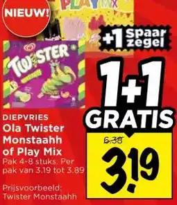 Vomar Voordeelmarkt Ola Twister Monstaahh of Play aanbieding