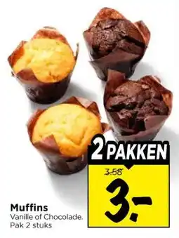 Vomar Voordeelmarkt Muffins aanbieding