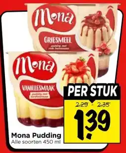 Vomar Voordeelmarkt Mona Pudding aanbieding