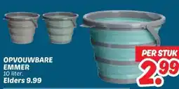 Dekamarkt OPVOUWBARE EMMER aanbieding