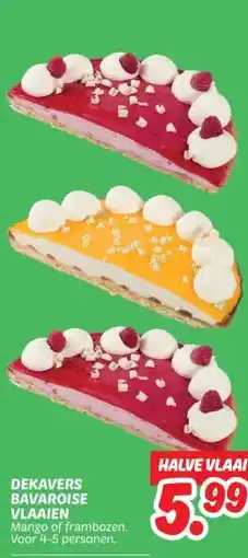 Dekamarkt DEKAVERS BAVAROISE VLAAIEN aanbieding