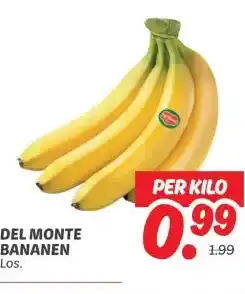 Dekamarkt DEL MONTE BANANEN aanbieding