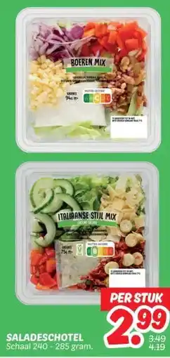 Dekamarkt SALADESCHOTEL aanbieding