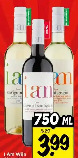 Vomar Voordeelmarkt I Am Wijn aanbieding