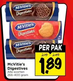 Vomar Voordeelmarkt McVitie's Digestives aanbieding