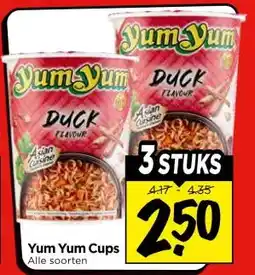 Vomar Voordeelmarkt Yum Yum Cups aanbieding