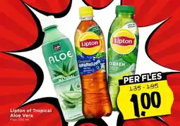 Vomar Voordeelmarkt Lipton of Tropical Aloe Vera aanbieding