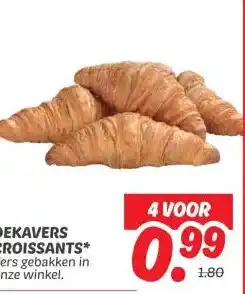Dekamarkt DEKAVERS CROISSANTS aanbieding