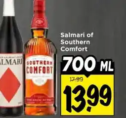Vomar Voordeelmarkt Salmari of Southern Comfort aanbieding