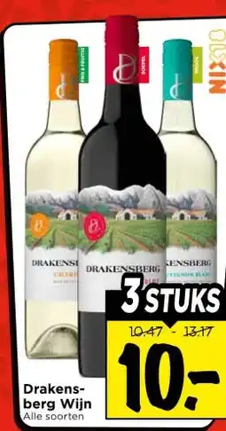 Vomar Voordeelmarkt Drakens- berg Wijn aanbieding