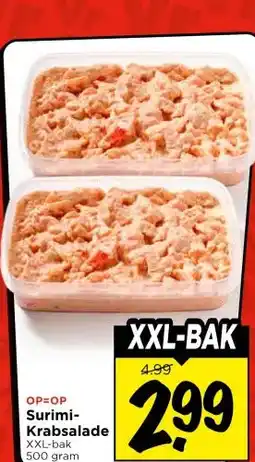 Vomar Voordeelmarkt Surimi- Krabsalade aanbieding