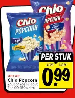 Vomar Voordeelmarkt Chio Popcorn aanbieding