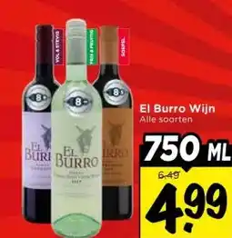 Vomar Voordeelmarkt El Burro Wijn aanbieding