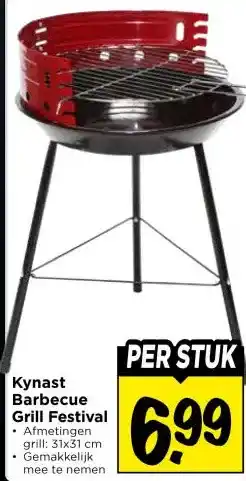 Vomar Voordeelmarkt Kynast Barbecue Grill Festival aanbieding