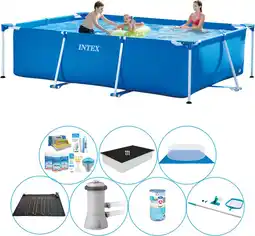 Bol.com Frame Pool Rechthoekig 300x200x75 cm - Zwembad Comfort Pakket aanbieding