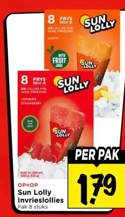 Vomar Voordeelmarkt Sun Lolly Invrieslollies aanbieding