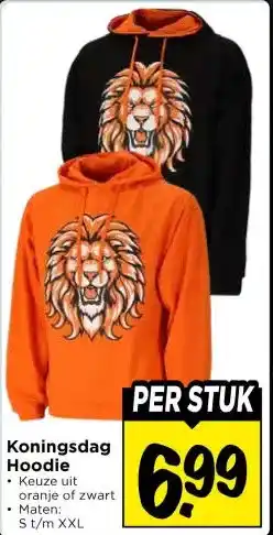 Vomar Voordeelmarkt Koningsdag Hoodie aanbieding