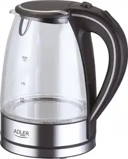 Bol.com Adler AD 1225 Waterkoker 1.7 Ltr. met Led verlichting aanbieding