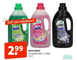 Wibra Wasmiddel 42 wasbeurten aanbieding