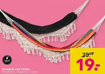 Xenos Hangmat met franjes aanbieding