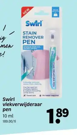 Wibra Swirl vlekverwijderaar pen aanbieding