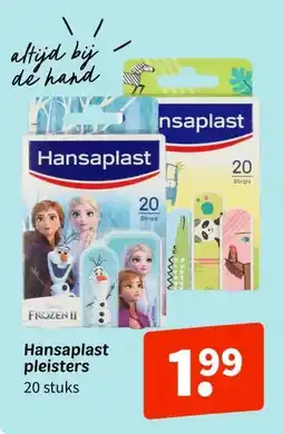 Wibra Hansaplast pleisters aanbieding