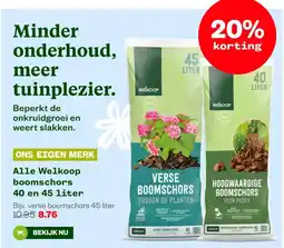 Welkoop Alle Welkoop boomschors 40 en 45 liter aanbieding