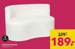 Xenos Loveseat bouclé aanbieding