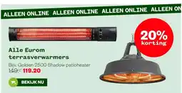 Welkoop Alle Eurom terrasverwarmers aanbieding