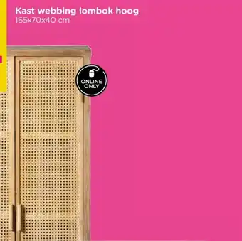Xenos Kast webbing lombok hoog aanbieding