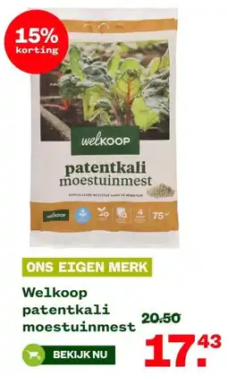 Welkoop Welkoop patentkali moestuinmest aanbieding