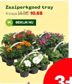 Welkoop Zaaiperkgoed tray aanbieding