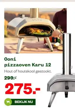 Welkoop Ooni pizzaoven Karu 12 aanbieding