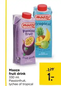 Xenos Maaza fruit drink aanbieding