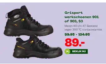Welkoop Grisport werkschoenen 901 of 903, S3 aanbieding