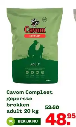 Welkoop Cavom Compleet geperste brokken adult aanbieding